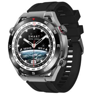 Smartwatch VELTORI VT100-1 + Czarny Pasek Silikonowy + Czarny Eko Skóra - 2