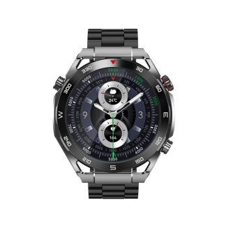 Smartwatch VELTORI VT100-1 + Czarny Pasek Silikonowy + Czarny Eko Skóra - 5