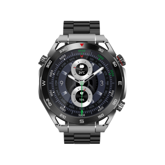 Smartwatch VELTORI VT100-1 + Czarny Pasek Silikonowy + Czarny Eko Skóra - 5