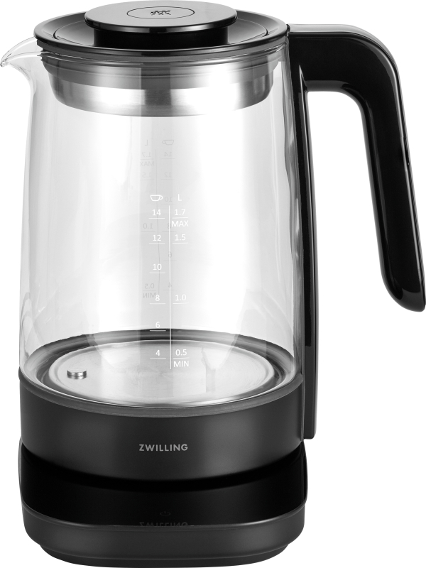  Zwilling Enfinigy electric kettle with tea insert, black