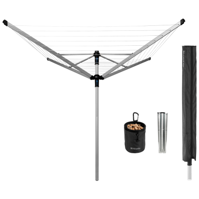Suszarka ogrodowa Brabantia Lift-O-Matic Advance 60 m Metallic Grey