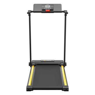  UREVO Foldi Mini Electric Treadmill (Black and Orange) - 3