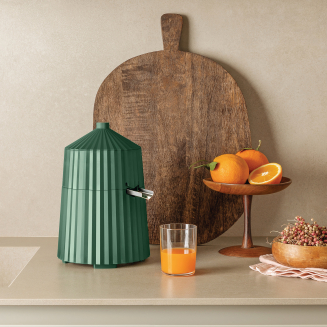 Alessi Plisse citrus juicer, green - 3