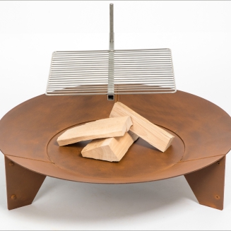  Keilbach Aura garden fireplace with grill - 4