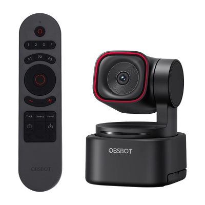  OBSBOT Tiny 3 Lite Webcam with Remote Control