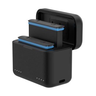 Ładowarka 2-kanałowa TELESIN do Insta360 X4 + etui kart - 2