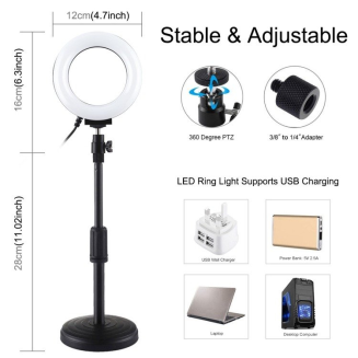  LED ring lamp PULUZ PU391 diameter 26cm - 4