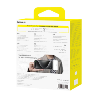 Powerbank BASEUS Compact IP 5000mAh 20W (biały) - 5