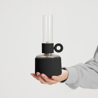 Lampa oliwna Fatboy Flamtastique XS Black - 2