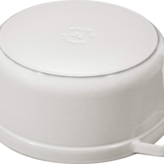Garnek żeliwny okrągły Staub - 6.7 ltr, Biała trufla - 4