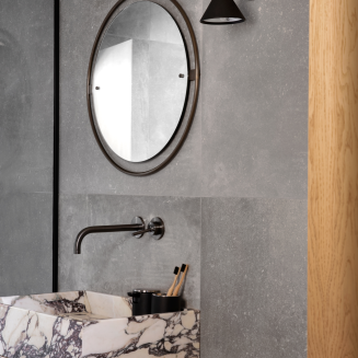  Audo Copenhagen Nimbus Bronzed Brass wall mirror 60 cm - 6