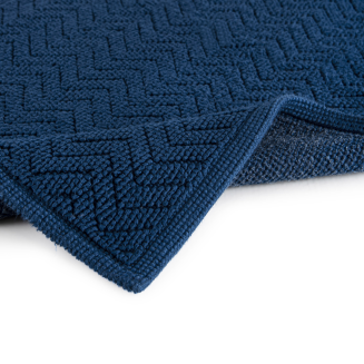 Mata łazienkowa Sorema Chevron Dark Denim 50x80 cm - 2