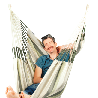 Siedzenie wiszące La Siesta Cumbia Outdoor Cedar Comfort - 5