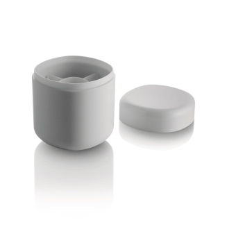 Alessi Birillo container for cotton buds, white - 3