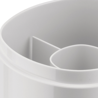 Alessi Birillo container for cotton buds, white - 2