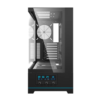  DARKFLASH DY451 Fanless Computer Case (Black) - 2