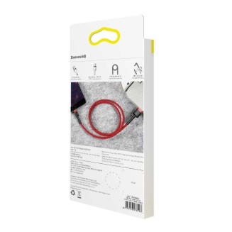 Kabel BASEUS Cafule USB-A-Lightning 0.5m (czerwony) - 6