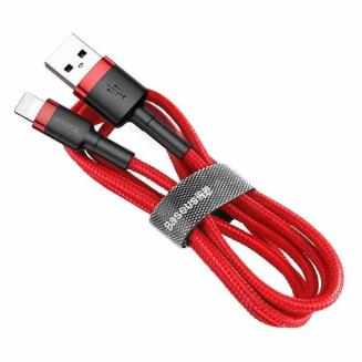  BASEUS Cafule USB-A-Lightning Cable 0.5m (Red) - 4