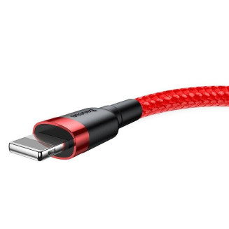 Kabel BASEUS Cafule USB-A-Lightning 0.5m (czerwony) - 2