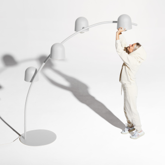 Lampa podłogowa Fatboy Big Lebow Light Grey - 4