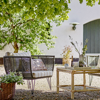  Bloomingville Mundo Black garden chair - 3