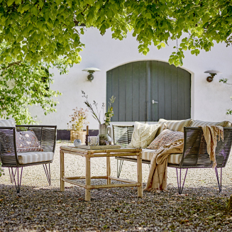  Bloomingville Mundo Black garden chair - 4