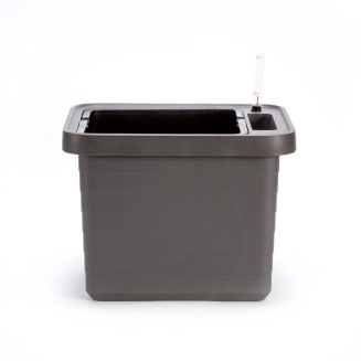 Donica samo-nawadniająca Urbalive Berberis Uno szary 45x39 cm - 2