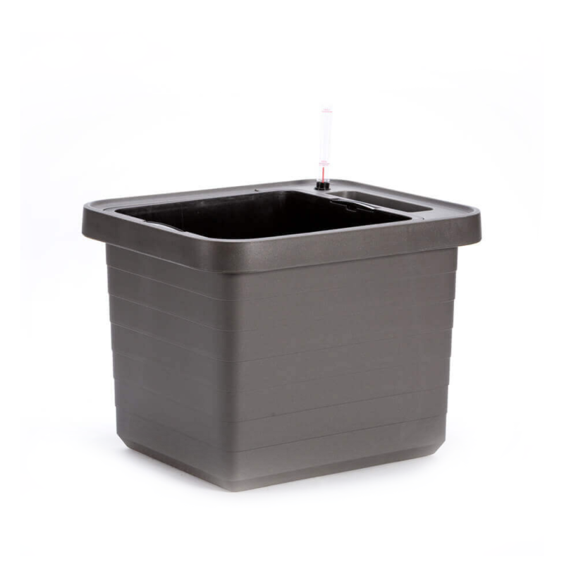 Donica samo-nawadniająca Urbalive Berberis Uno szary 45x39 cm