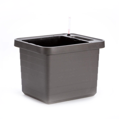 Donica samo-nawadniająca Urbalive Berberis Uno 45x39 cm szary
