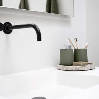  Zone Denmark Nova Olive Green Toothbrush Cup - 2