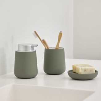  Zone Denmark Nova Olive Green Toothbrush Cup - 3