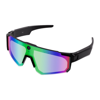 Sportowe okulary Colmi V06 AI Czarne (z niebieskimi szkłami) - 2