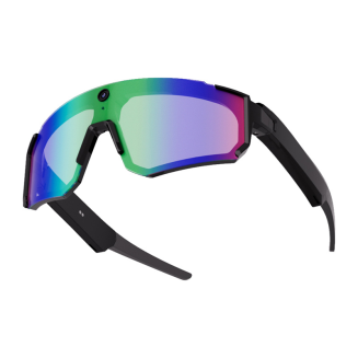 Sportowe okulary Colmi V06 AI Czarne (z niebieskimi szkłami) - 3