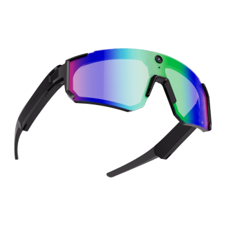 Sportowe okulary Colmi V06 AI Czarne (z niebieskimi szkłami) - 4