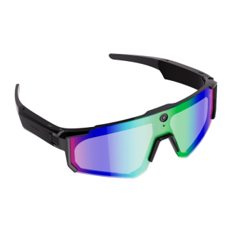 Sportowe okulary Colmi V06 AI Czarne (z niebieskimi szkłami) - 5