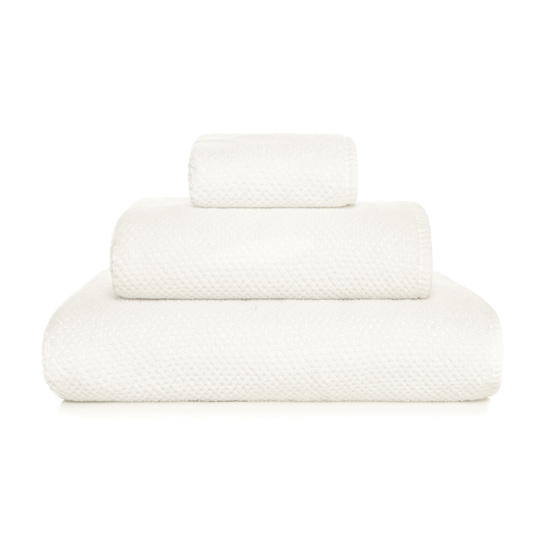  Graccioza Bee Waffle Snow towel