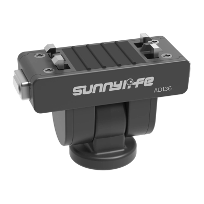 Sunnylife szybko złączka 1/4” i obrotem 180° do Insta360 X4 Air / X5 / Ace Pro 2 / 1 / Ace