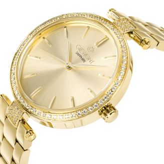 Zegarek Damski Giewont Sapphire Złoty GW9890-B2 - 2