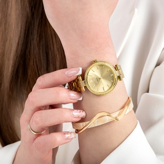 Zegarek Damski Giewont Sapphire Złoty GW9890-B2 - 4