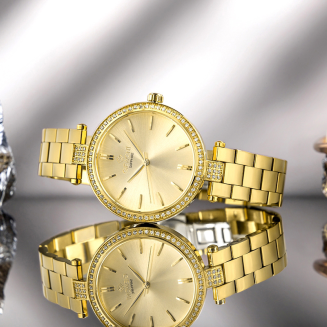 Zegarek Damski Giewont Sapphire Złoty GW9890-B2 - 6