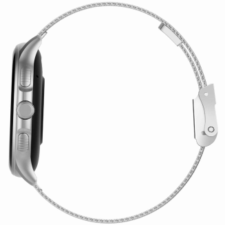Smartwatch Damski GRAVITY GT12-6 Fioletowy Pasek Silikonowy + Srebrna Bransoleta - 8