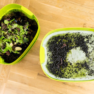 Kompostownik domowy Urbalive zielony 50x38 cm - 9