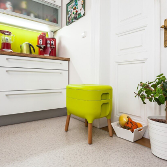 Kompostownik domowy Plastia Urbalive 50x38 cm zielony - 12