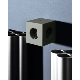 Rozszerzacz gniazd Avolt Square 2 z podwójnym USB-C o mocy 30 W zielony - 11