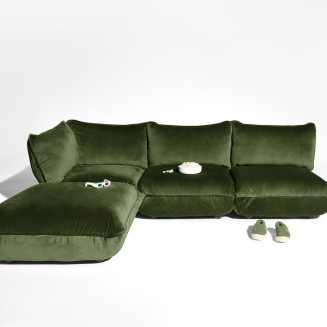 Sofa narożna Fatboy Sumo Corner Sofa Velvet Deep Green - 10