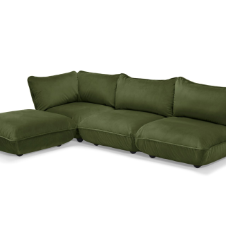 Sofa narożna Fatboy Sumo Corner Sofa Velvet Deep Green - 2