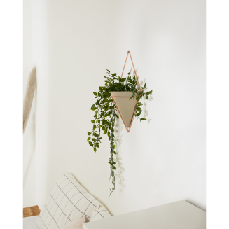 Doniczka ścienna Umbra Trigg Concrete-Copper Large - 13