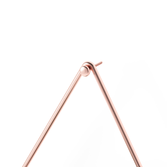 Doniczka ścienna Umbra Trigg Concrete-Copper Large - 5