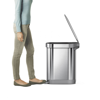 Kosz pedałowy Simplehuman Slim stal FPP 45l - 3