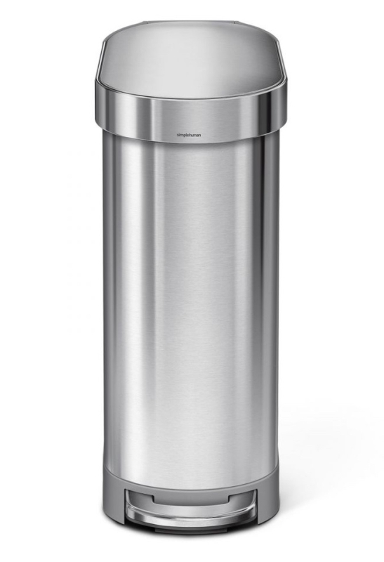  Simplehuman Slim pedal basket, steel FPP, 45l